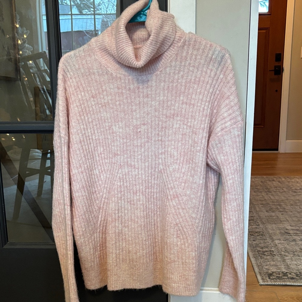 Chicwish Soft Blush Cowl Neck Sweater
